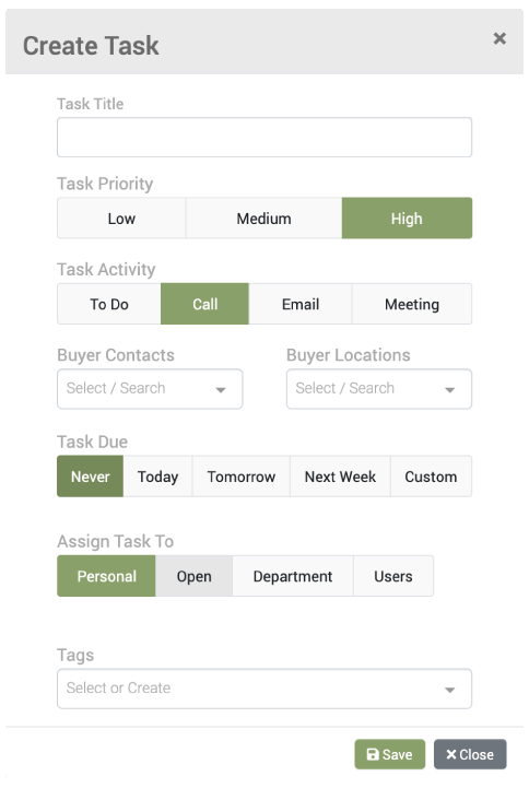 Apex Trading crm interface image